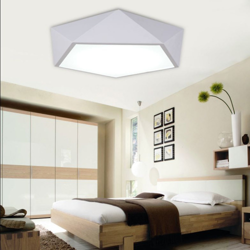Потолочный Светодиодный Светильник Geometric White D40 By Imperiumloft