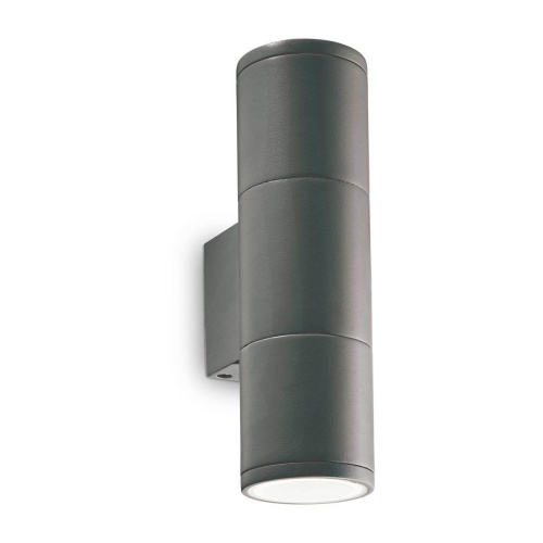 Уличный настенный светильник Ideal Lux Gun AP2 Small Antracite 236841 Уличный настенный светильник Ideal Lux Gun AP2 Small Antracite 236841