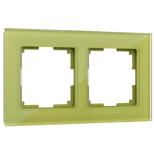 Рамка Werkel Favorit на 2 поста фисташковый WL01-Frame-02 4690389098604 Рамка Werkel Favorit на 2 поста фисташковый WL01-Frame-02 4690389098604