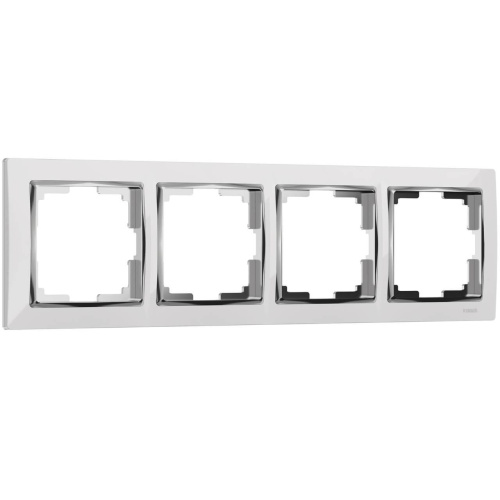 Рамка на 4 поста Werkel Snabb белый W0041901 4690389160899 Рамка на 4 поста Werkel Snabb белый W0041901 4690389160899
