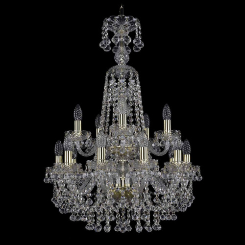 Подвесная люстра Bohemia Ivele 1409/10+5/195/XL-83/2d G Подвесная люстра Bohemia Ivele 1409/10+5/195/XL-83/2d G