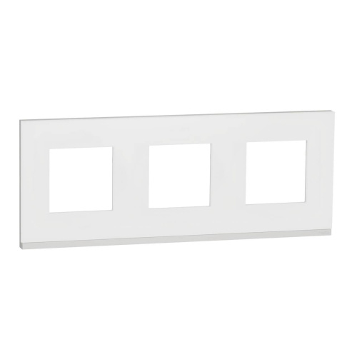 Рамка 3-постовая Schneider Electric Unica New NU600689 Рамка 3-постовая Schneider Electric Unica New NU600689