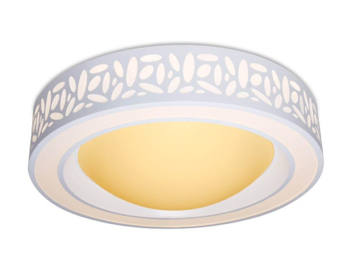 Потолочный светодиодный светильник Ambrella light Orbital Design F210 WH 96W D520 Потолочный светодиодный светильник Ambrella light Orbital Design F210 WH 96W D520