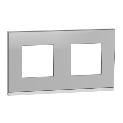 Рамка 2-постовая Schneider Electric Unica New NU600480 Рамка 2-постовая Schneider Electric Unica New NU600480