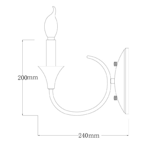 Бра MW-Light Консуэлло 614023301 Бра MW-Light Консуэлло 614023301