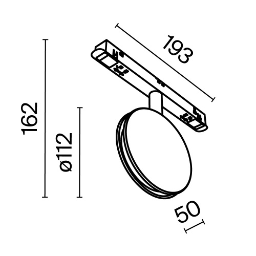 Трековый светильник Technical TR090-2-6W3K-B Трековый светильник Technical TR090-2-6W3K-B