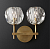 Бра Бра Rh Boule De Cristal Double Sconce Brass By Imperiumloft