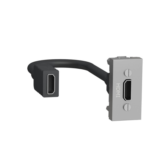 Розетка компьютерная HDMI Schneider Electric Unica New Modular NU343030 Розетка компьютерная HDMI Schneider Electric Unica New Modular NU343030