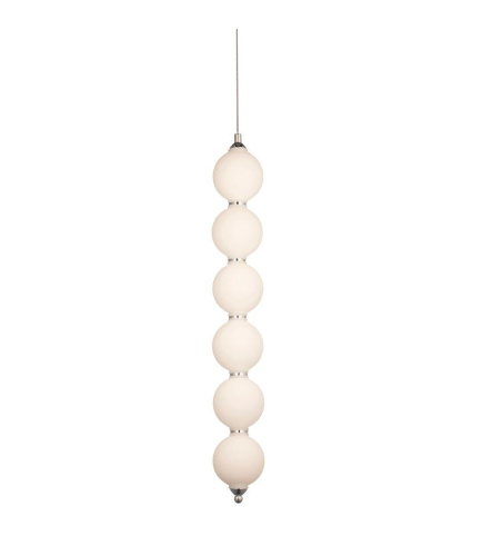 Подвесной светодиодный светильник Lumina Deco Snowman LDP 6835-1 WT+CHR Подвесной светодиодный светильник Lumina Deco Snowman LDP 6835-1 WT+CHR