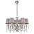 Подвесная люстра Crystal Lux Alegria SP6 Silver-Brown
