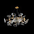 Подвесная люстра iLamp Savage 9070-D800 GD