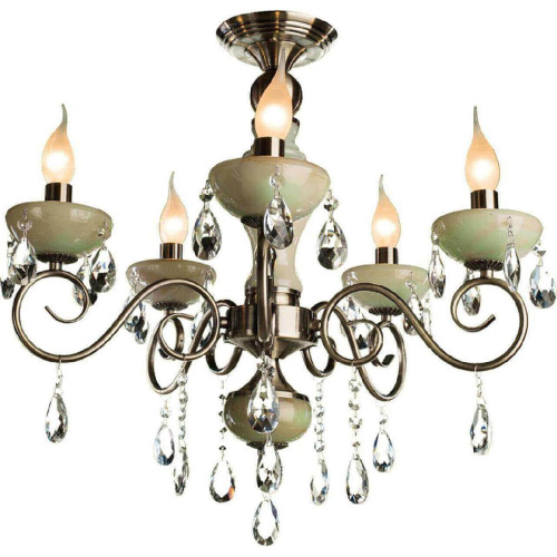 Потолочная люстра Arte Lamp Onyx Green A9592PL-5AB Потолочная люстра Arte Lamp Onyx Green A9592PL-5AB