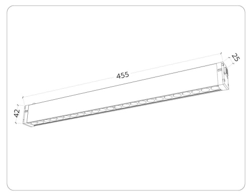 Трековый светодиодный светильник Ambrella Light Track System Magnetic 220V GL1314 Трековый светодиодный светильник Ambrella Light Track System Magnetic 220V GL1314