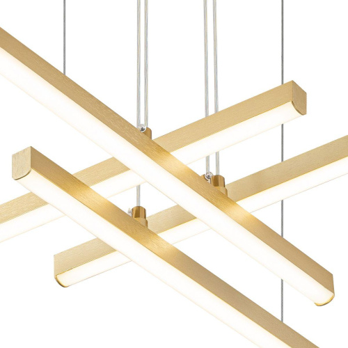 Подвесной светодиодный светильник Indigo Paralleli 14017/4P Gold V000086L Подвесной светодиодный светильник Indigo Paralleli 14017/4P Gold V000086L
