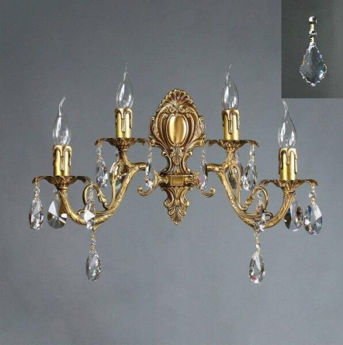 Бра Ambiente Alicante 8888/2+2 AB Leaf Crystal Бра Ambiente Alicante 8888/2+2 AB Leaf Crystal