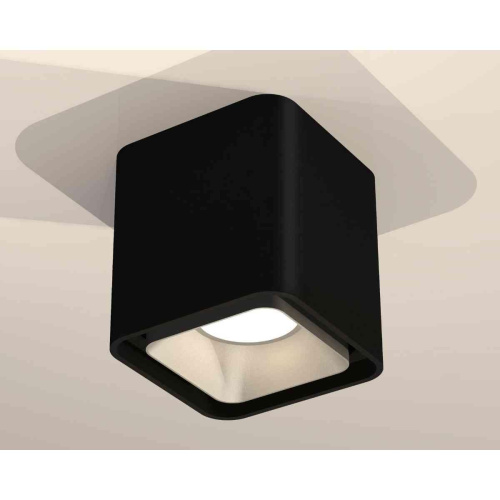 Комплект накладного светильника Ambrella light Techno Spot XS7841003 SBK/SSL черный песок/серебро песок (C7841, N7703) Комплект накладного светильника Ambrella light Techno Spot XS7841003 SBK/SSL черный песок/серебро песок (C7841, N7703)