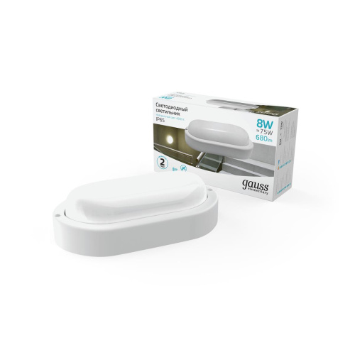 Настенно-потолочный светодиодный светильник Gauss Elementary 161411208 Настенно-потолочный светодиодный светильник Gauss Elementary 161411208