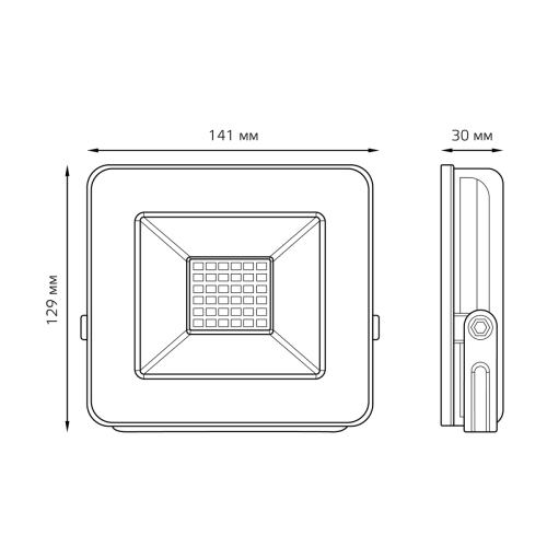 Прожектор светодиодный Gauss 30W 613100330 Прожектор светодиодный Gauss 30W 613100330