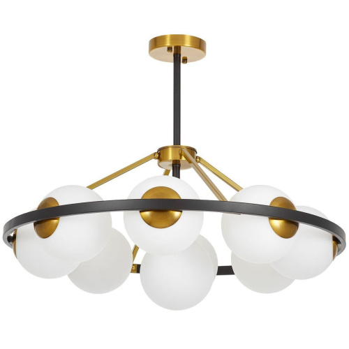 Подвесная люстра Lumina Deco Donzano LDP 8034-9 BK+WT Подвесная люстра Lumina Deco Donzano LDP 8034-9 BK+WT