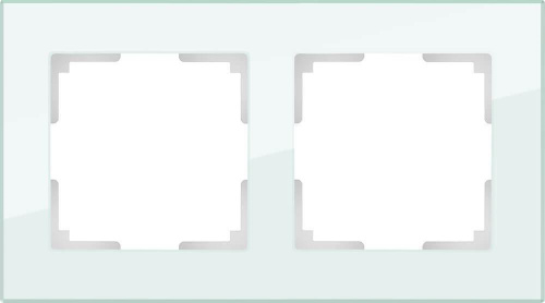 Рамка Werkel Favorit на 2 поста натуральное стекло WL01-Frame-02 4690389060175 Рамка Werkel Favorit на 2 поста натуральное стекло WL01-Frame-02 4690389060175