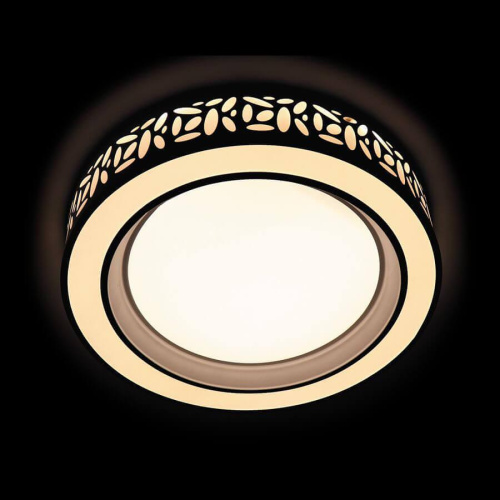 Потолочный светодиодный светильник Ambrella light Orbital Design F210 WH 96W D520 Потолочный светодиодный светильник Ambrella light Orbital Design F210 WH 96W D520