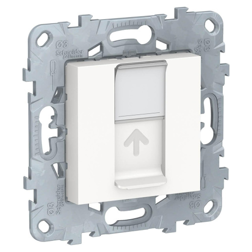 Розетка компьютерная RJ45 Schneider Electric Unica New Cat. 5e UTP NU541118 Розетка компьютерная RJ45 Schneider Electric Unica New Cat. 5e UTP NU541118