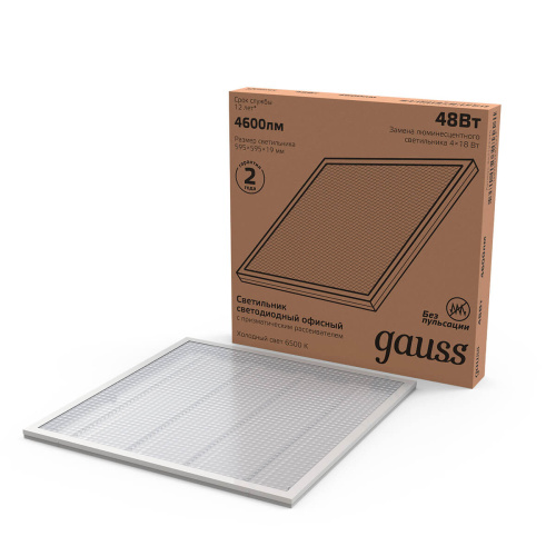 Потолочный светодиодный светильник Gauss 842123345 Потолочный светодиодный светильник Gauss 842123345