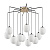 Подвесная люстра Ideal Lux Rhapsody SP12 236957 Подвесная люстра Ideal Lux Rhapsody SP12 236957