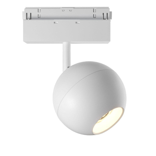 Трековый светодиодный светильник для магнитного шинопровода Maytoni Technical Ball TR028-2-15W4K-W Трековый светодиодный светильник для магнитного шинопровода Maytoni Technical Ball TR028-2-15W4K-W
