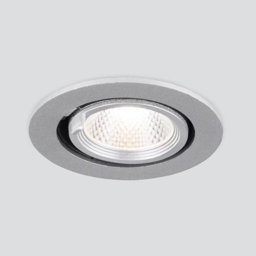 Встраиваемый светодиодный светильник Elektrostandard 9918 LED 9W 4200K серебро a052457 Встраиваемый светодиодный светильник Elektrostandard 9918 LED 9W 4200K серебро a052457