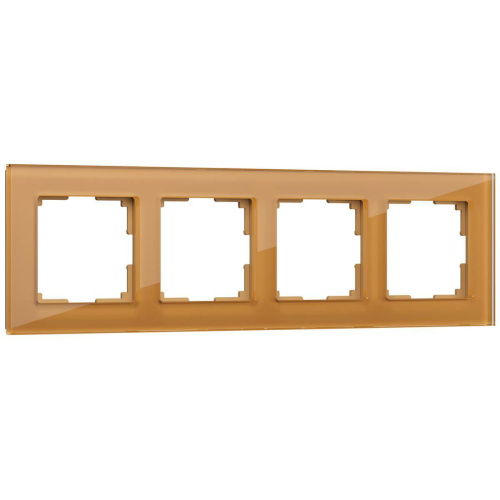 Рамка Werkel Favorit на 4 поста бронзовый WL01-Frame-04 4690389098659 Рамка Werkel Favorit на 4 поста бронзовый WL01-Frame-04 4690389098659