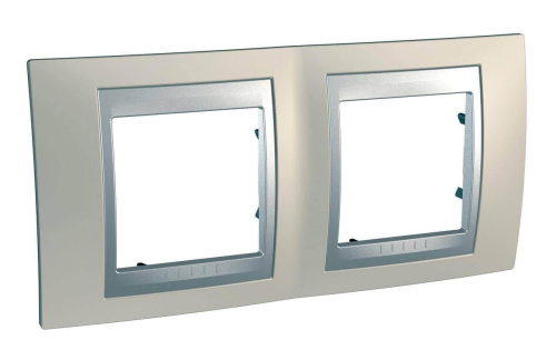 Рамка 2-постовая Schneider Electric Unica Top MGU66.004.095 Рамка 2-постовая Schneider Electric Unica Top MGU66.004.095