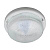 Потолочный светодиодный светильник Uniel ULO-K05B 12W/6000K/R24 IP44 White/Glass UL-00005243
