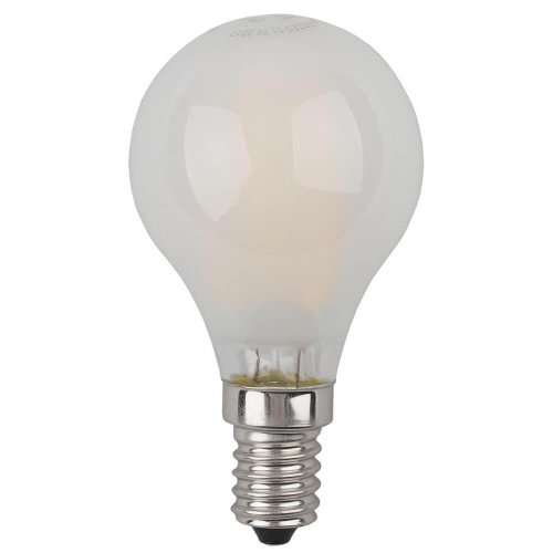Лампа светодиодная филаментная ЭРА E14 7W 2700K матовая F-LED P45-7W-827-E14 frost Лампа светодиодная филаментная ЭРА E14 7W 2700K матовая F-LED P45-7W-827-E14 frost