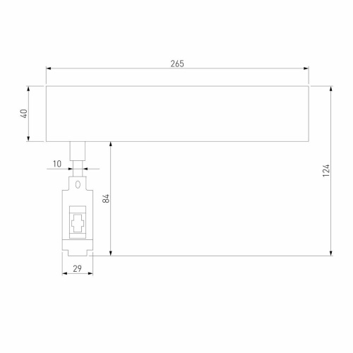 Декоративная стойка с вводом питания Elektrostandard Esthetic Magnetic 85140/00 a065432 Декоративная стойка с вводом питания Elektrostandard Esthetic Magnetic 85140/00 a065432