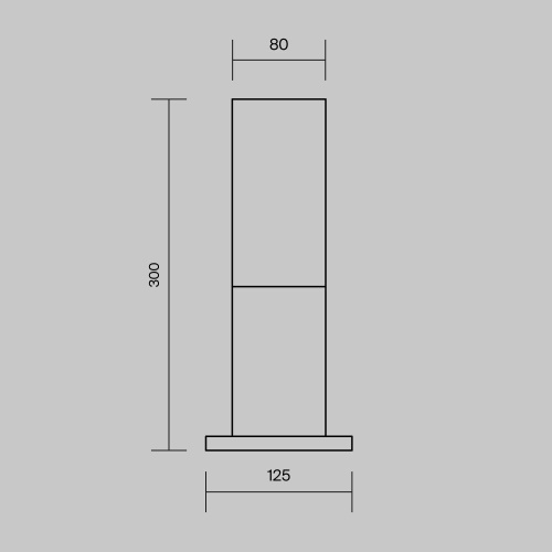 Ландшафтный светильник Maytoni Outdoor O418FL-01GR
