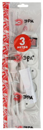 Удлинитель ЭРА 4гн 3м б/з U-4s-3m-2x1 Б0044053 Удлинитель ЭРА 4гн 3м б/з U-4s-3m-2x1 Б0044053