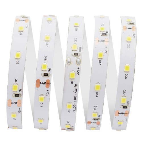 Светодиодная лента Apeyron 9,6W/m 60LED/m 2835SMD дневной белый 5M 00-130 Светодиодная лента Apeyron 9,6W/m 60LED/m 2835SMD дневной белый 5M 00-130