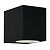 Уличный настенный светильник Ideal Lux Up AP1 Nero 115313
