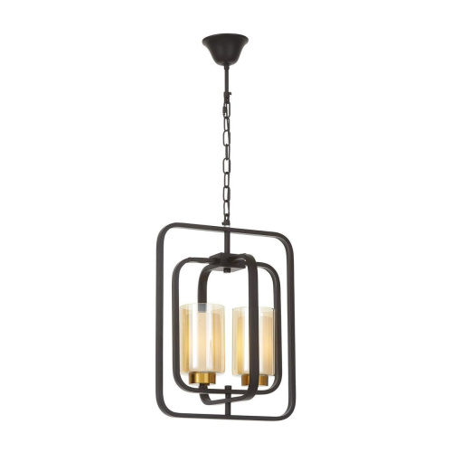 Подвесная люстра Lumina Deco Indivia LDP 1238-2 BK+MD Подвесная люстра Lumina Deco Indivia LDP 1238-2 BK+MD