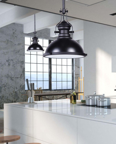 Подвесной светильник Lumina Deco Eligio LDP 6863-1 BK+WT Подвесной светильник Lumina Deco Eligio LDP 6863-1 BK+WT