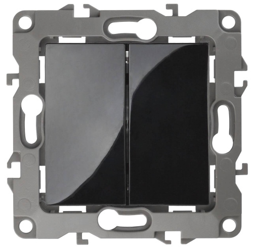 Переключатель двухклавишный ЭРА 12 10AX 250V 12-1106-06 Б0014668 Переключатель двухклавишный ЭРА 12 10AX 250V 12-1106-06 Б0014668