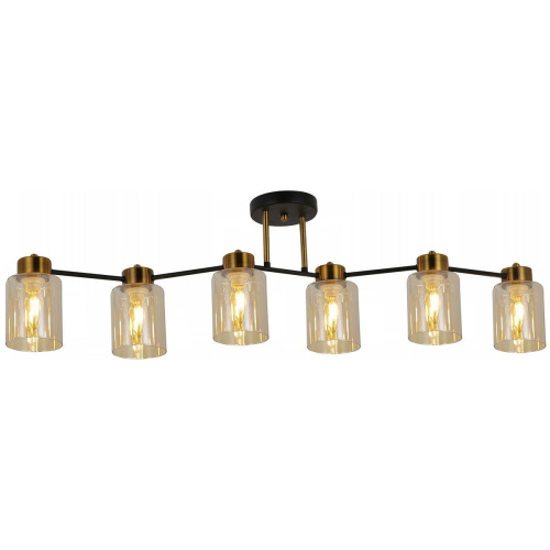 Потолочная люстра Illumico IL6111-6COU-79 BK GD Потолочная люстра Illumico IL6111-6COU-79 BK GD