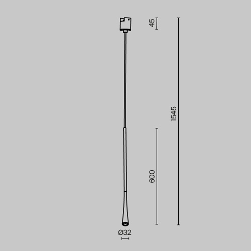 Трековый подвесной светильник Technical TR168-1-7W3K-M-B Трековый подвесной светильник Technical TR168-1-7W3K-M-B