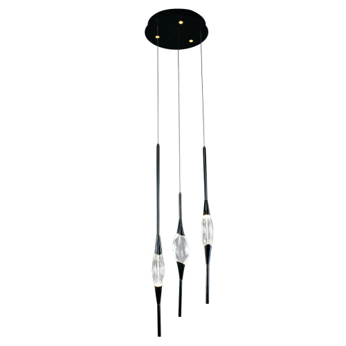 Подвесной светильник Pezzo 3 pearl black Подвесной светильник Pezzo 3 pearl black