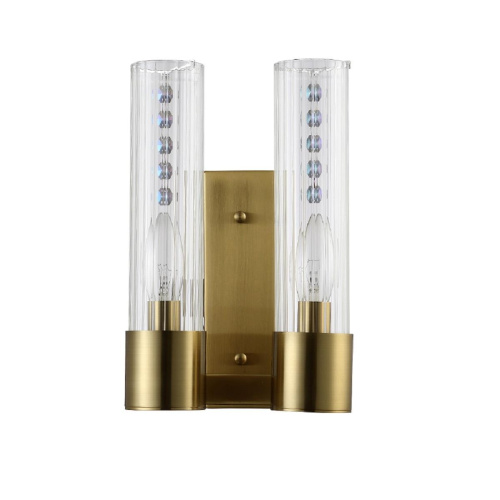 Бра Crystal Lux OTONO AP2 BRASS/TRANSPARENTE Бра Crystal Lux OTONO AP2 BRASS/TRANSPARENTE