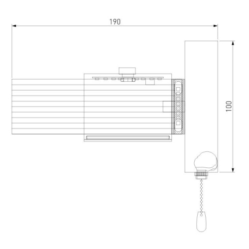 Бра Eurosvet Jet 90244/1 черный/золото Бра Eurosvet Jet 90244/1 черный/золото