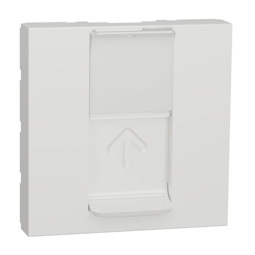 Лицевая панель RJ45 одиночная без коннектора Schneider Electric Unica Modular NU941118