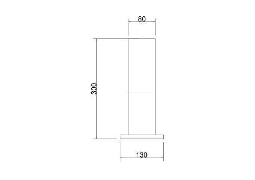 Ландшафтный светильник Maytoni Outdoor O418FL-01B Ландшафтный светильник Maytoni Outdoor O418FL-01B