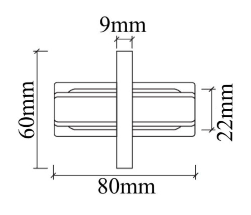 Коннектор прямой Crystal Lux CLT 0.2211 01 BL Коннектор прямой Crystal Lux CLT 0.2211 01 BL